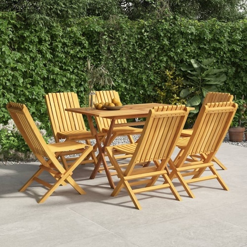 Folding Garden Chairs 47x47x89 cm Solid Wood Teak