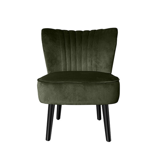  Accent Chair Foot Stool Set Ottoman Green