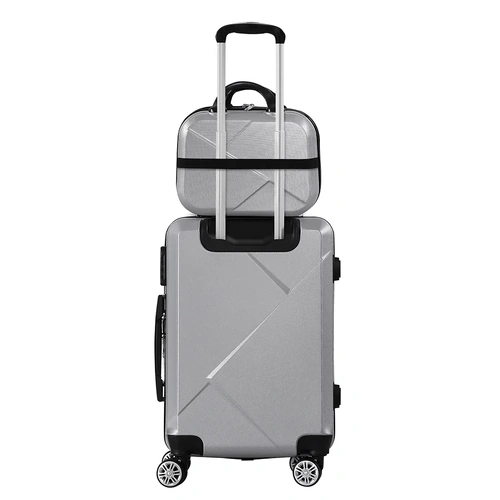  2pcs 20"Travel Luggage Set Grey