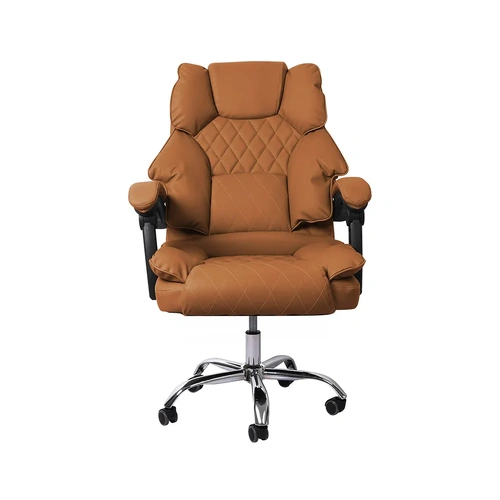  Gaming Chair Office Computer Brown No Footrest