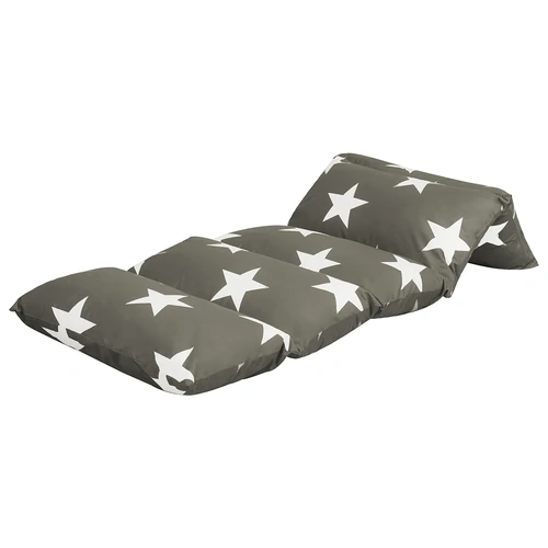  Foldable Mattress Kids Pillow Dark Grey Medium