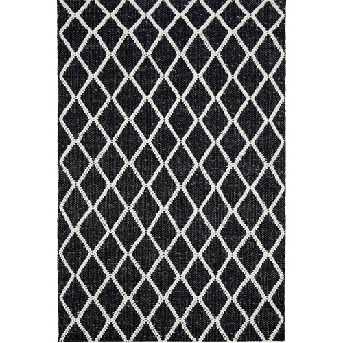 Huxley Black Rug by Rug Culture-225X155CM - RECTANGLE