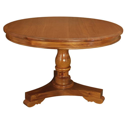 Tasmania Round Dining Table 120 cm (Light Pecan)