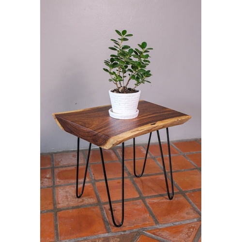 Raintree Wood Live Edge Coffee Table-40-50 cm