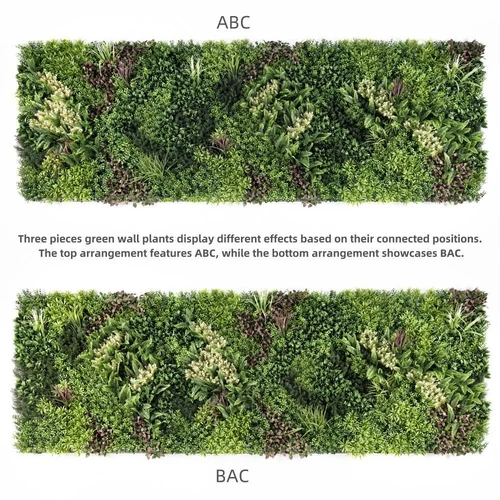3 SQM Artificial Plant Wall Grass Panels Vertical Garden Foliage Tile Fence 1X1M