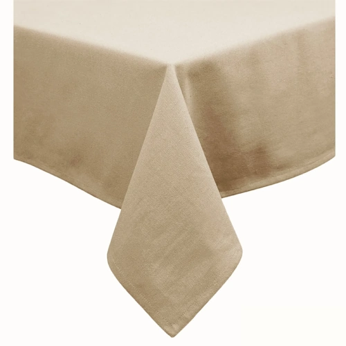 Hoydu Cotton Blend Table Cloth 180cm x 310cm  - BRIGHT WHITE