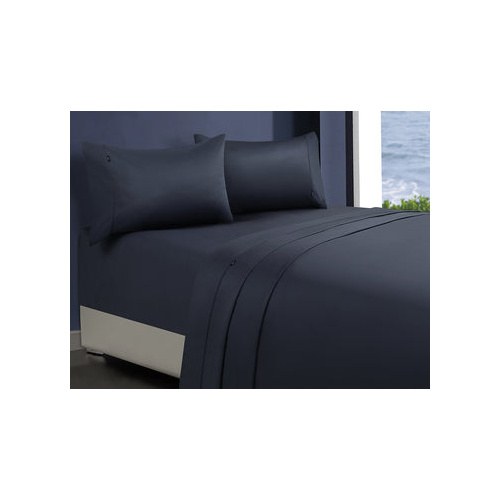1000tc egyptian cotton 1 fitted sheet and 2 pillowcases double charcoal