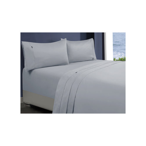 1000tc egyptian cotton 1 fitted sheet and 2 pillowcases mega king silver
