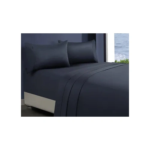 1000tc egyptian cotton 1 fitted sheet and 2 pillowcases mega queen charcoal