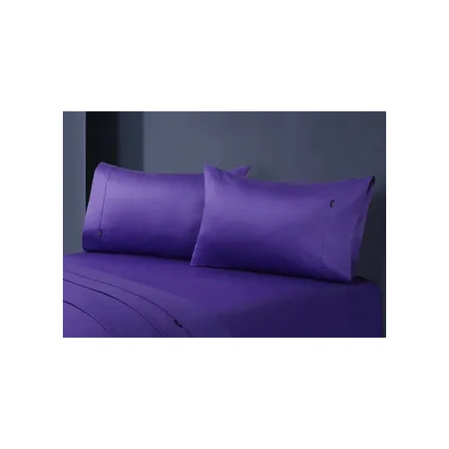 1000tc egyptian cotton pillowcase pair violet