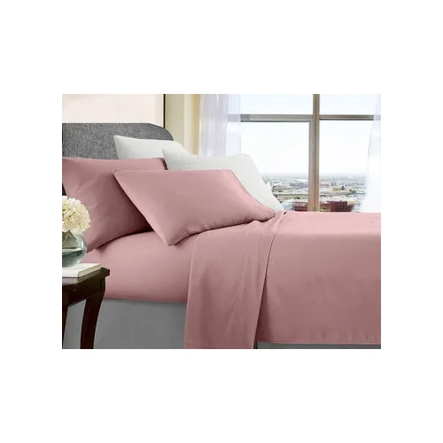 ultra soft microfibre sheet set king rose gold