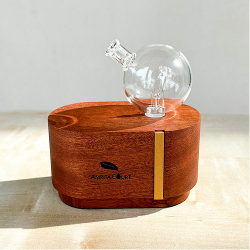 Portable Mini Orb Diffuser Redwood | Waterless Aroma Diffuser | No Plastics Essential Oil Diffusing